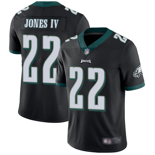 Men Philadelphia Eagles #22 Sidney Jones Black Alternate Vapor Untouchable NFL Jersey Limited Player Football 1->nfl t-shirts->Sports Accessory